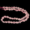 Rose Quartz, Enhanced, Smooth, Nuggets, Varied Sizes, One 8-10mm Strand