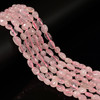 Rose Quartz, Enhanced, Smooth, Nuggets, Varied Sizes, One 8-10mm Strand