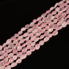 Rose Quartz, Enhanced, Smooth, Nuggets, Varied Sizes, One 8-10mm Strand