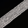 Crystal Quartz, Natural, Faceted Round 4mm