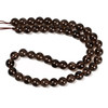 Smoky Quartz, Heated, Smooth Round in sizes 8mm. Priced Per Strand