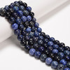Dumortierite, Natural, Smooth Round 10mm