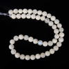 Moonstone, Natural, Smooth Round, 8mm with 2mm Hole, One Strand.