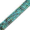 Turquoise, Chinese, Stabilized, Tube, One 4x6mm Strand