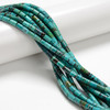 Turquoise, Chinese, Stabilized, Tube, One 4x6mm Strand