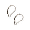 Ear Wires, Leverback,  17mm, 22 gauge, Stainless Steel, 100 PCS
