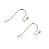 Ear Wires, 22mm, 22 gauge, Stainless Steel, 100 PCS