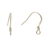 Ear Wires, 15mm, 23 gauge, Sterling Silver, 2 pairs