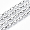 Stainless Steel Chain, 5.5x3mm, Paperclip, 9.5 ft.