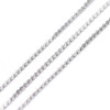 Stainless Steel Chain, Beading, .8mm, Serpentine, 6.6 ft