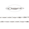 Stainless Steel Chain, 2x1.5mm, Bar Link, 3.3 ft.