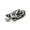 Wolf Pendant, Stainless Steel, 40x27mm