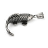 Koi Fish Pendant, Stainless Steel, 45x35x13mm