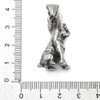French Bulldog Pendant, Stainless Steel, 30x13x16mm