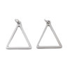 Stainless Steel, Cutout, Triangle, 17x15mm, 3 PCS