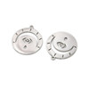 Stainless Steel, Cutout, Evil Eye, 20x18mm, 2 PCS