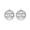 Stainless Steel, Cutout, Evil Eye, 15x14mm, 2 PCS