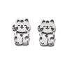 Stainless Steel, Cutout, Cat, 10x7mm, 4 PCS