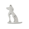Stainless Steel, Cutout, Dog & Cat, 26x20mm, 3 PCS