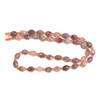 Unicorn Stone, Lepidolite with Pink Tourmaline, Natural, Faceted Rice Beads, One 6x8mm Strand
