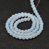 Opalite, Glass, Smooth Round, One 6mm Strand