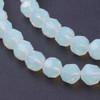 Opalite, Glass, Faceted Round, One 10mm Strand