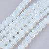 Opalite, Glass, Faceted Round, One 6mm Strand