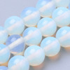 Opalite, Glass, Smooth Round, One 14mm Strand
