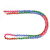 Cubic Zirconia, Multicolor, Dyed, Lab-Created, Faceted Round, One 3mm Strand