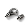 Lobster Claw Clasp, With Bail, 21x14mm, 316 Stainless Steel, 1 Set