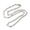 Stainless Steel Chain Necklace, 16x3mm, Rectangle Bar Link, 21 in.