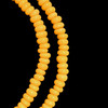 Indonesian Java Glass, Recycled, Donut, Orange Creamsicle, 6x4mm, 24in Strand