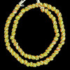 Indonesian Java Glass, Gooseberry, Light Green, 8mm, 24in Strand