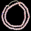 Indonesian Java Glass, Gooseberry, White, 8mm, 24in Strand
