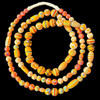 African Glass, Ashanti, Assorted Beads, 10-20mm, 44in Strand