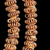 Ghana Copper, Ashanti, Spiral Rondelle, 8x4mm, 20in Strand