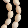 African Bone, Nigeria, Oval, approx. 14x11mm, 24in Strand