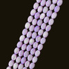 Shell, Smooth Oval, Purple, Dyed, 14x10mm