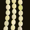 Shell, Smooth Oval, Light Green, Dyed, 10x8mm