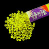 Seed Beads, 8/0 Czech, Round, Crystal Neon Yellow, 22 gram Tube