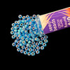 Seed Beads, 8/0 Czech, Round, Dark Aqua S/L AB, 22 gram Tube