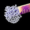 Seed Beads, 8/0 Czech, Round, Powder Blue, 22 gram Tube