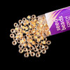 Seed Beads, 8/0 Czech, Round, Crystal Bronze/L, 22 gram Tube