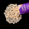 Seed Beads, 8/0 Czech, Round, Eggshell, 22 gram Tube