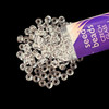Seed Beads, 8/0 Czech, Round, Crystal, 22 gram Tube