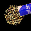 Seed Beads, 8/0 Czech, Round, Brown Iris, 22 gram Tube
