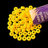 Seed Beads, 6/0 Czech, Round, Dark Yellow OP, 20 gram Tube