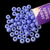 Seed Beads, 6/0 Czech, Round, Pale Blue, 20 gram Tube