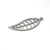 Stainless Steel, Cutout, Leaf, 35x13mm, 2 PCS