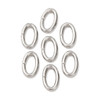 Open Jump Ring, Oval, 6.5x5mm, 17 Gauge, Stainless Steel, 50 PCS